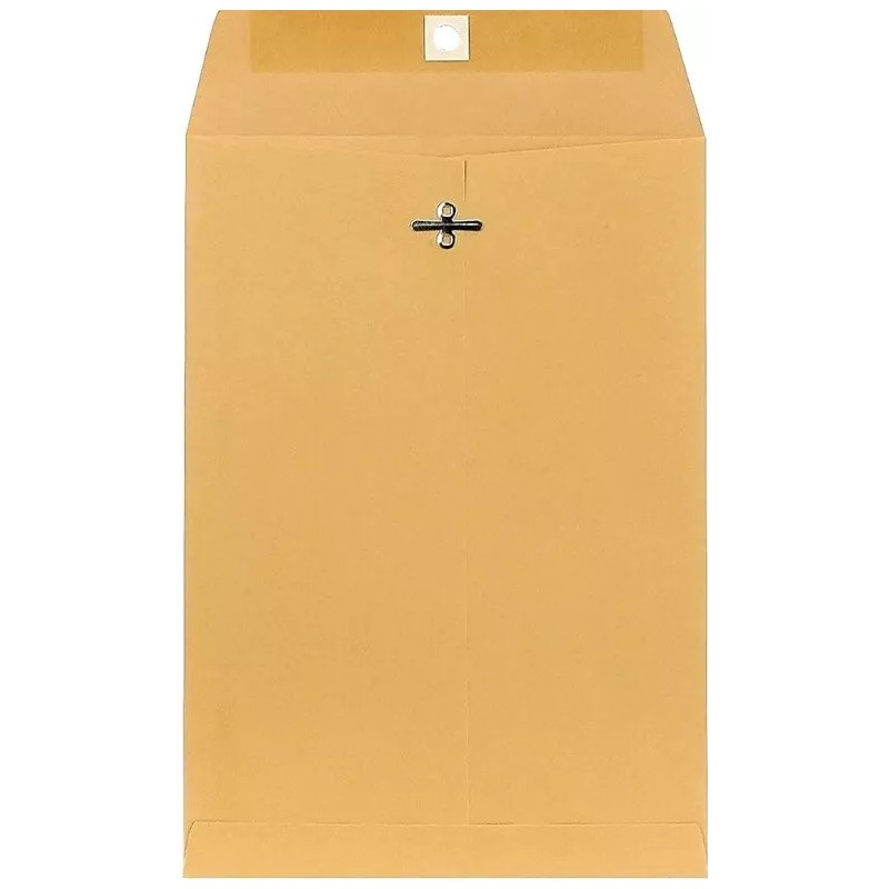 Unbranded ( 15 ) 6x9 Manilla Brown Kraft Clasp Envelopes