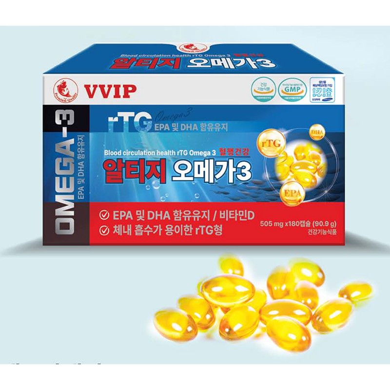 Unicell Farm Blood circulation health RTZ Omega 3 Plus Vitamin