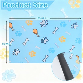 Dog Grooming Table Mat Pad Non-Slip - 23.62 x 15.75 Inch, Pet Grooming Table Mat for Grooming Dogs at Home, Pet Salon Bath Mat for Pets Grooming Table, Fit for Dog & Cat Enthusiasts