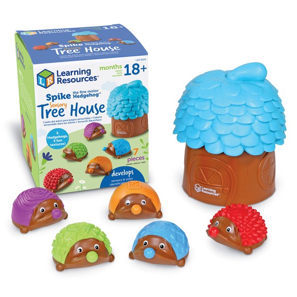 Learning Resources LER9104 Baby Toy, Side Play, Hedgehog, Tree House