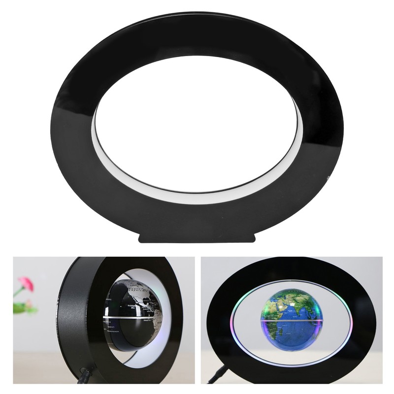 3.5in Magnetic Levitation Floating Globe Magnetic World Map with LED