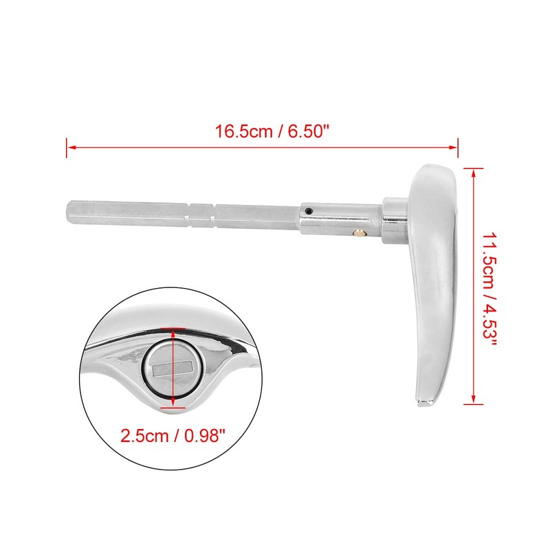 X AUTOHAUX 2pcs Exterior Door Handle Lock Kit with Key