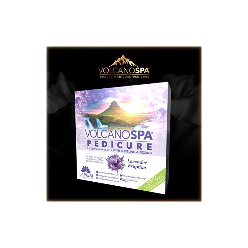 Volcano Spa Pedicure 7 scents 5 Step Spa -In a