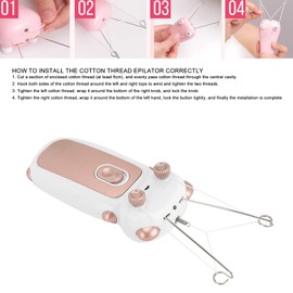 Threading Hair Removal, Strength Threading Shaver Beauty Face Epilator Yarn Epilator Cotton Facial Epilator For Lower Leg Arm