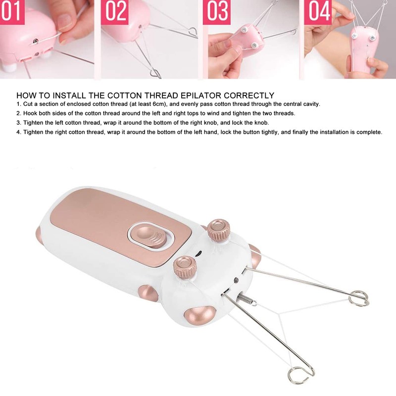 Threading Hair Removal, Strength Threading Shaver Beauty Face Epilator Yarn