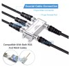 Universal RF Coax 1 In 4 Out Splitter 4 In