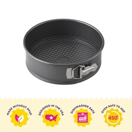 Wilton Platinum Premium Non-Stick Anti-Warp Bakeware, Made without PFAs, Springform Pan, 9 x 2.75 in, Packaging May Vary