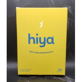 Hiya Health Kid's Daily Multivitamin 30 Chewables - 30 Day Supply Sealed Pouch