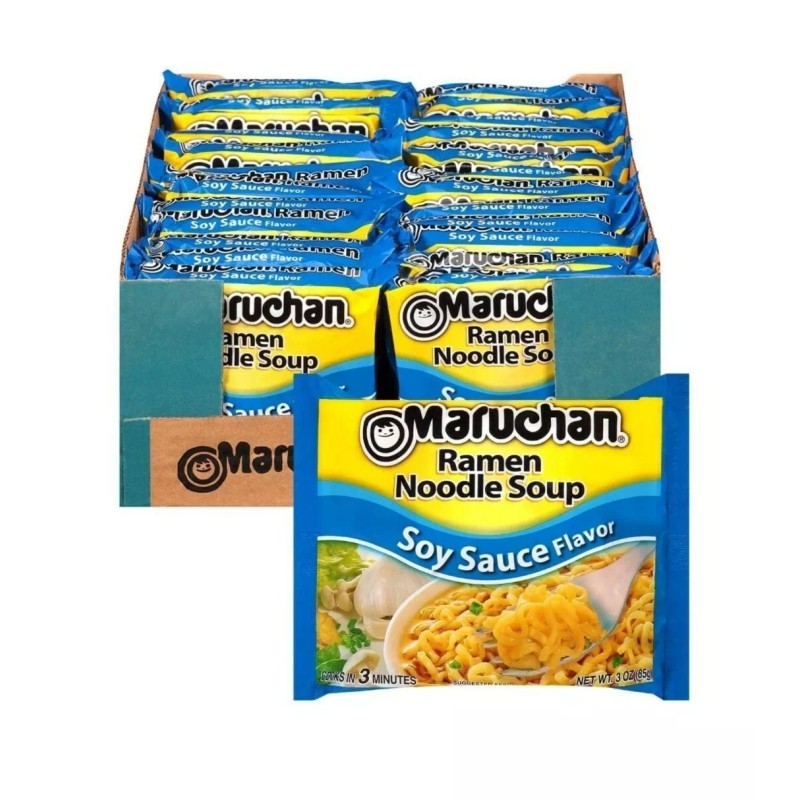 Maruchan Flavor Ramen Noodles Soy Sauce, Oriental Style 3 Ounce