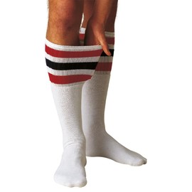 Prisco Calze Basket Uomo in Spugna, Calzini Sportivi Tubolari Lunghi in Cotone Certificato, 3 Paia (ASSORTITO LUNGO)