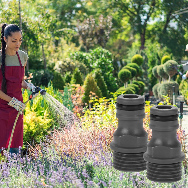 Pack of 6 Hose Connectors, Type Hose, Quick Coupling, Garden