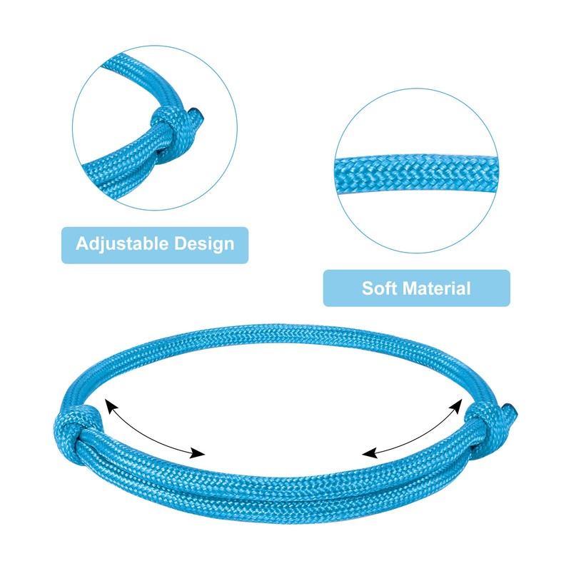 BOUMUSOE 16pcs Adjustable Puppy ID Bands - Multi Coloured Whelping
