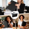 DFsucces Document File A4 13 Pockets Transparent Dividers Snap Button