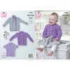 King Cole 5140 Knitting Pattern Baby Child Cardigans Big Value