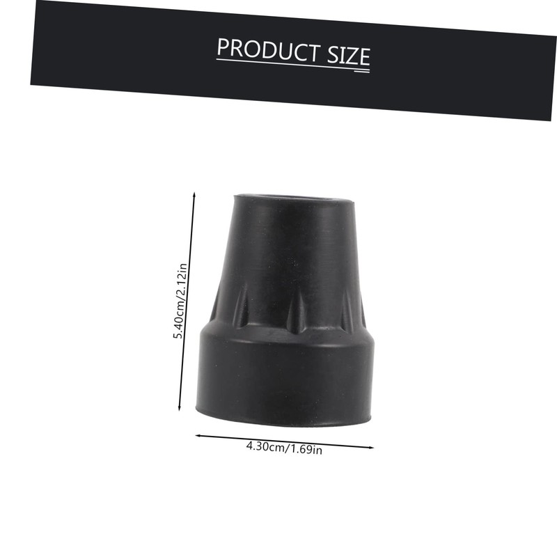 Outanaya Climbing Cane Foot Cover Skid Tip Protector for Trekking