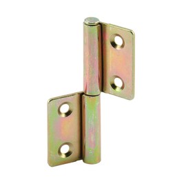 Slide-Co 162171 Bi-Fold Door Hinge, Brass Plated Steel