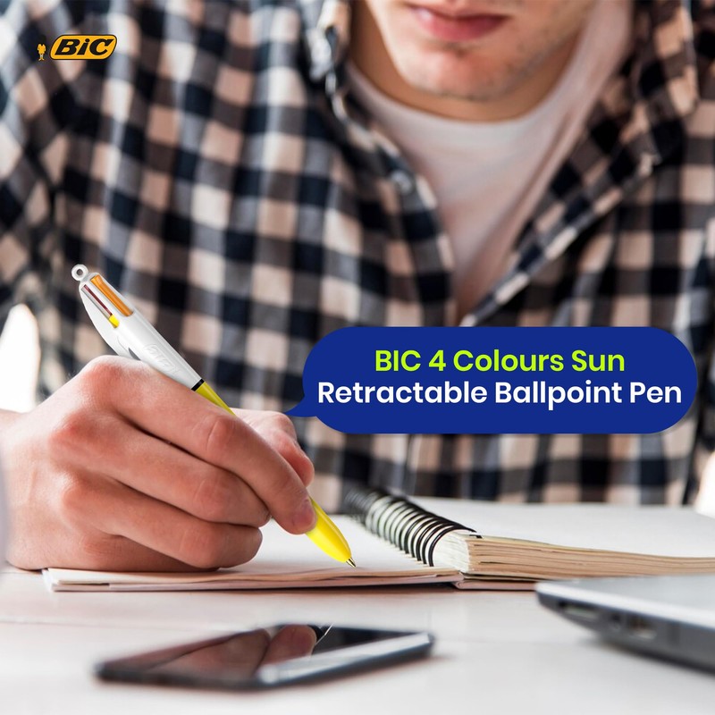 BIC - 1 pen with 4 colours Sun – Medium