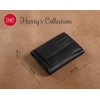Harrys-Collection Women's Men's Small Handy Wallet Soft Nappa Leather RFID