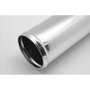 Autobahn88 Alloy Pipe, Glossy Polished, Mandrel Bend Elbow, 45-Degree, OD=3.5"