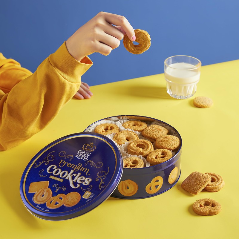 ChocZero Keto Butter Cookies - Sugar Free Danish Shortbread Gift