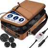 SereneLife Portable Massage Stone Warmer Set - Electric Spa Hot