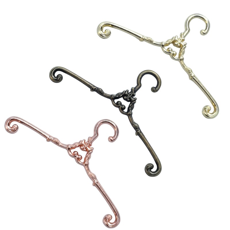 Hihomi 30pcs Doll Hanger Rack 10pcs 1/6 Clothes Clothes Doll