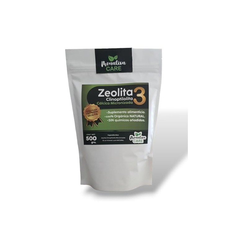 Zeolita Clinoptilolita Organica Micronizada 500 grs + Diatomeas 500grs Calidad