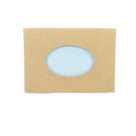 Crafter's Choice Kraft Oval Window Soap Box - Homemade Soap Packaging - Soap Making Supplies - 100% Recycled Materials - Made in USA! 50 Pack