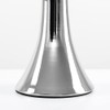 MiniSun Small Modern Curved Base Chrome Touch Table Lamp with