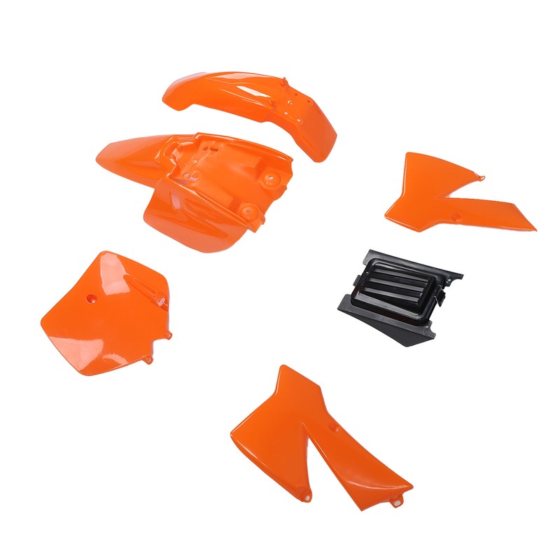 Motorcycle Fairing Cover Kit Orange Front Wheel Mudguard Splash Guard