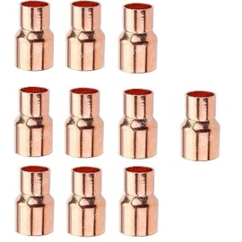 EZ-FLUID 1" x 3/4" Bushing Reducer Coupling FTG X C, Bushing it Fits Into Copper Fitting Not Over Copper Pipe, Sweat Solder Connection,Residential,Commercial Plumbing LF(10)