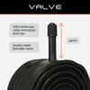27" x 1-1/4" Baldwins Cycle/Bike Inner Tube Schrader/Car Type Valve
