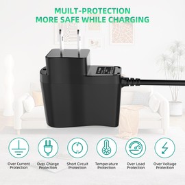 XMHEIRD 5V AC Adapter Charger for AmScope M150C-I M158C-E M150C M158C M150 150 Series Microscope Power Supply Cord Mains PSU