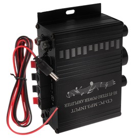 CAXUSD Amplifier for Car Motorcycle and Home Audio Compact Stereo Amplifier Sound Quality Lightweight Design for Portable Use