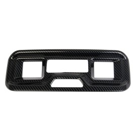 Fewshaw Carbon Fiber Rear Vent Armrestbox Air Outlet Cover Trim Accessories for 2019-2023 Chevy Silverado 1500/GMC Sierra 1500 for 2020-2024 Sierra/Silverado 2500 3500 HD