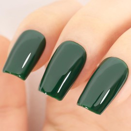 TUTUYU Emerald Green Gel Nail Polish, 0.51 Fl Oz UV/LED Lamp Soak Off Christmas Dark Green Gel Polish kit for Manicure Salon or Nail Art Design at Home- GP0062