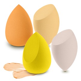 Esponja de Maquillaje Beauty Blenders, Esponja Facial Maquillaje para Bases (Amarillo)