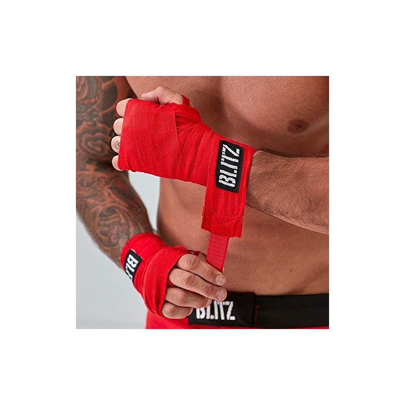 Blitz Hand Wraps - White - 120 Inch