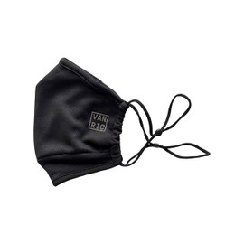 Vanric Adjustable Face Mask | One Size Fits All | Fog Free Mask For Glasses Wearers | Anti Fog Reusable Mask | Extra Long Nose Wire | 3 Layer Protection, Black