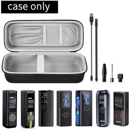 PSofcake Case Compatible with Fanttik X8 for APEX/APEX EV Tire Inflator Portable Air Compressor. Storage Holder for Hafuloky for Woowind for ILTIDE for Prilotte Air Pump (Box Only) -Grey