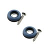 SQXBK 15PCS 19mm Grey and Blue Furniture Feet with Screws