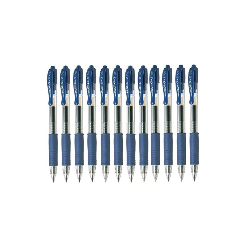 Pilot 040101203 - G205 Blue Gel Retractable 0.5mm PK12