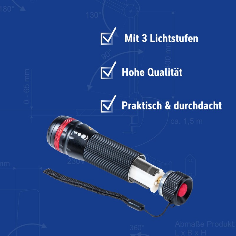Maul MAULeos LED Torch - Outdoor LED Torch for Jacket