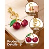 Adorable Cherry Keychain Bag Charm for Women