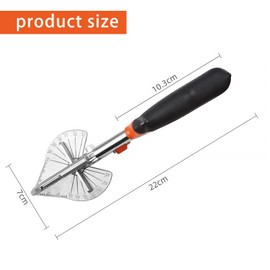 Wjelet Miter Shears, Venetian Blind Cutter and Trunking Cutter, 45 to 135 Degree Multi Angle Trim Cutter, Gasket Shear for Cutting Soft Wood, PVC, Plastic, Includes 2 Spare Blades