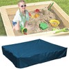 ZONADAH Sandbox Cover 120x120cm Square Sandpit Cover with Drawstring Waterproof
