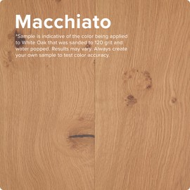 Rubio Monocoat Wood Stain & Finish 65 ft² - Macchiato | Oil Plus 2C | Quick-Dry, Eco-Friendly Linseed Wood Oil for Indoor Use, Includes Accelerator (Part B) | Protector | 130 ml