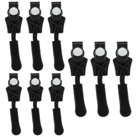 9PCS Zipper Puller Replacement, 3 Sizes Zip Repair Kit, Removable Zipper Puller, Universal Extension & Fixing Replacement Slider for Luggage Backpacks Jackets Jeans No Tools