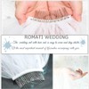 Unsutuo 2 Tiers Bride Wedding Veil Short Fingertip Bridal Tulle