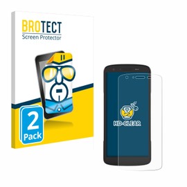 BROTECT Screen Protectors for Zebra TC22 / TC27 Ultra Clear Pack of 2